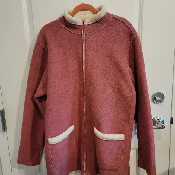 Denim&Co Women's Sherpa Lined Car Coat - Picture 2 of 4